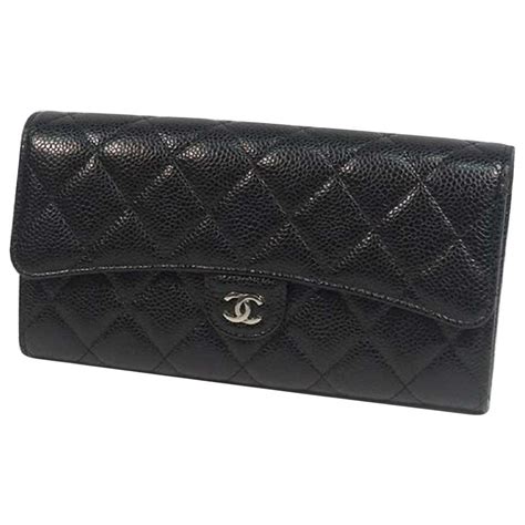 chanel long slim wallet|genuine chanel wallets.